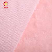 Quality cheap rose yellow velvet fabric for clothes