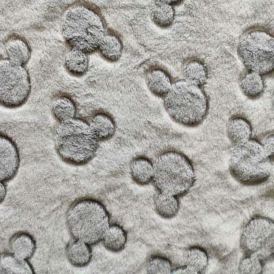 super soft home Textile blanket fabric 100% polyester plush fleece  for baby clothes and pajamas